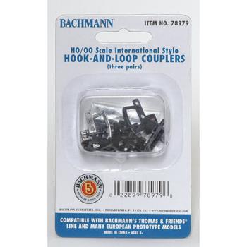 BACHMANN BAC78979 HO Thomas Hook & Loop Coupler (3pr)