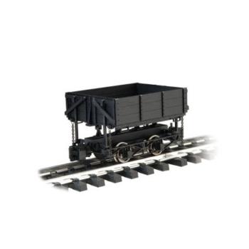 BACHMANN BAC92503 1:20.3 Wood Side Dump Car, Black