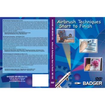 Badger Air Brus BADBD103 AIRBRUSH TECHNIQUES DVD PAINTING TOOL