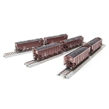 Broadway Limite BLI1785 HO H2a 3-Bay Hopper, C&NW Pack B (6)