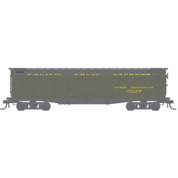 Broadway Limite BLI1837 HO GACX 53'6" Wood Express Reefer, PFE #706