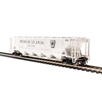 Broadway Limite BLI1883 HO H32 Covered Hopper, PRR/Gray Pack B (4)