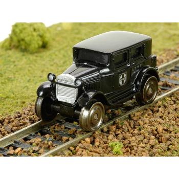 Broadway Limite BLI1900 HO 1929 Hi-Rail Track Inspection Sedan w/DCC, SF