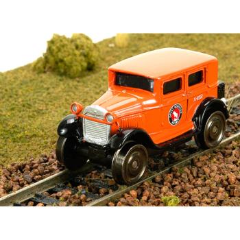 Broadway Limite BLI1904 HO 1929 Hi-Rail Track Inspection Sedan w/DCC, GN