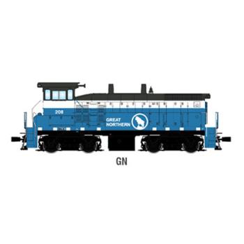 Broadway Limite BLI2850 HO SW1500 w/DCC & Sound, GN/Big Sky Blue #202