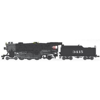 Broadway Limite BLI2920 HO USRA 4-6-2 Heavy w/DCC & Sound, SF #3415