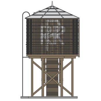 Broadway Limite BLI6094 HO Operating Water Tower/Sound,PRR/Weathered Brown