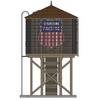 Broadway Limite BLI6095 HO Operating Water Tower/Sound, UP/Weathered Brown