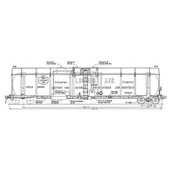 Broadway Limite BLI6105 HO Cryogenic Tank, Liquid Air Corporation (2)