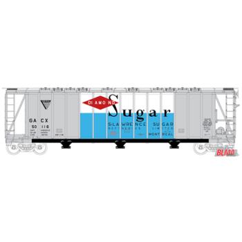 Blma Models BLM16020 N GA 3500 Dry-Flo Covered Hopper, Domino #50119