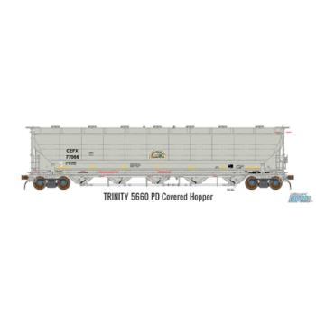 Blma Models BLM54013 HO Trinity 5660 PD Covered Hopper, CEFX #77066