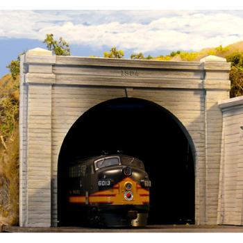 Chooch Enterpri CHO8330 HO Double Concrete Tunnel Portal