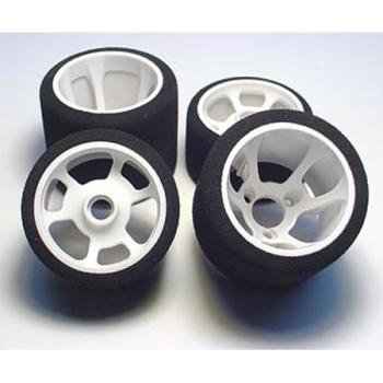 Calandra Racing CLN2179 1/12 Rear Pro-Cut Tires White (2)