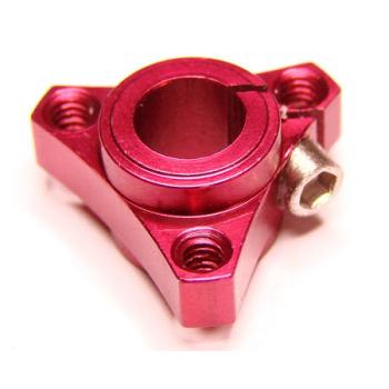 Calandra Racing CLN3333 Micro Left Clamp Hub, Red: 1/12