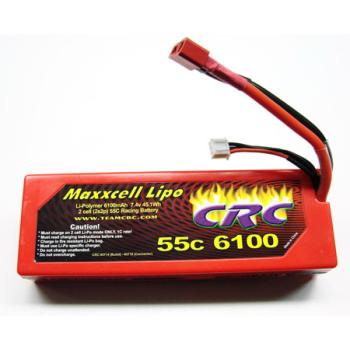 Calandra Racing CLN3716 7.4V 6100mAh 2S 55C LiPo Battery