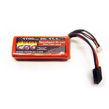 Calandra Racing CLN3728 11.1V 1700MAH 3S 20C Mini Lipo: TRA Connector