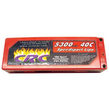 Calandra Racing CLN3730 7.4 V 5300mAh 40C Lipo Battery w/ Bullet Connector