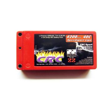 Calandra Racing CLN3736 Shorty 7.4V 4200mah 40C Lipo Battery