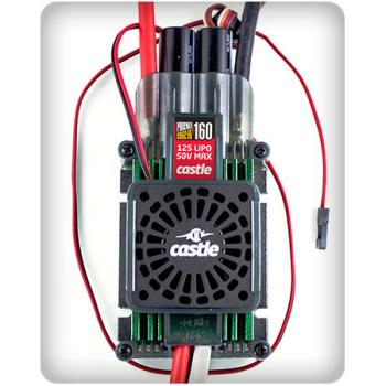 CASTLE CREATION CSE010012700 Phoenix Edge HVF 160-Amp 50V ESC w/Fan