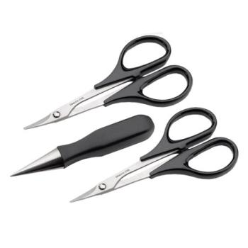 Dubro Products DUB2331 Body Reamer, Scissors (Curved and Straight) Set