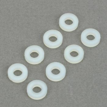 Dubro Products DUB636 #6 NYLON FLAT WASHERS (8) 8 FLAT WASHERS