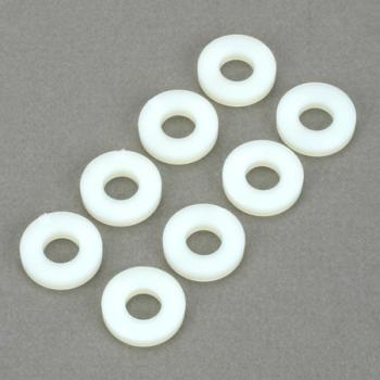 Dubro Products DUB639 1/4"" NYLON FLAT WASHER(8) 8 FLAT WASHERS