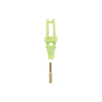 Dubro Products DUB973LG Long Arm Micro Clevis, Lime Green, (.032), 2/Pk