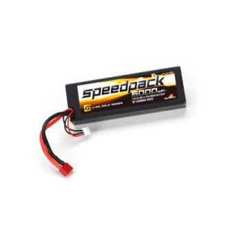 Dynamite Rc DYN5304D Speedpack Gold 7.4V 6000mAh 2S 30C LiPo,Case:Deans