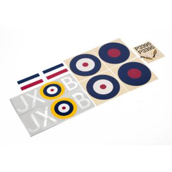 E-flite EFL297520 Decal Set: Hawker Hurricane