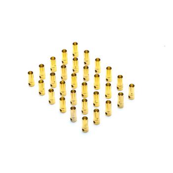 E-flite EFLAEC317 GOLD BULLET CONNECTOR, FEMALE, 3.5MM (30)