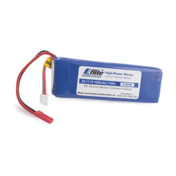 E-flite EFLB0998 1000mah 11.1V 3 CELL PACK 3 CELL 20CPACK