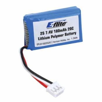 E-flite EFLB1802S20 180mah 7.4V 2 CELL PACK  SBACH