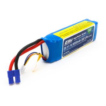 E-flite EFLB30003S30 3000mAh 3S 11.1V 30C LiPo, 12AWG EC3