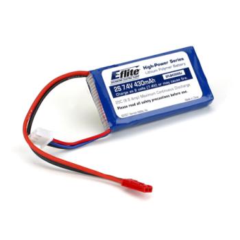 E-flite EFLB4302SJ 430mah 7.4V 2 CELL PACK  20C