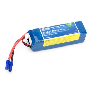 E-flite EFLB44006S30 4400mAh 6S 22.2V 30C LiPo, 10AWG EC5