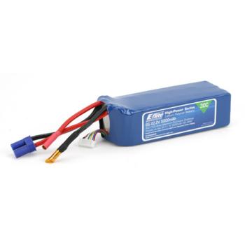 E-flite EFLB50006S30 5000MAH 6S 22.2V 30C LIPO 6 CELL pack 10AWG EC5