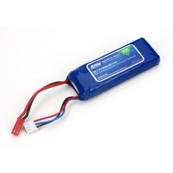 E-flite EFLB8002SJ30 800mah 7.4V 30C 2S LiPo 18AWG JST PLUG