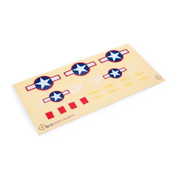 E-flite EFLU3265 Decal Sheet: UMX P-47 BL