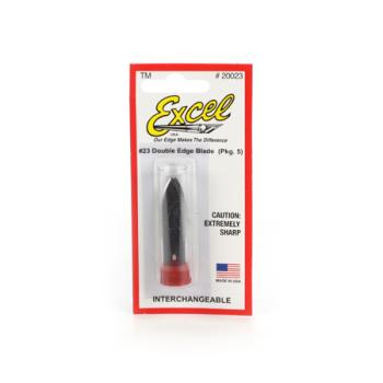 EXCEL HOBBY BLA EXL20023 #23 DOUBLE EDGE BLADE 5 BLADE PACK