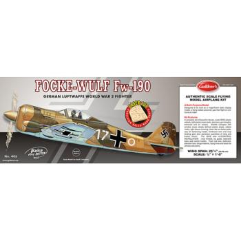 Guillow, Paul K GUI406LC Focke-Wulf 190 Laser Cut