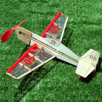 Guillow, Paul K GUI4505 STUNT FLYER MINI MODEL RUBBER POWERED