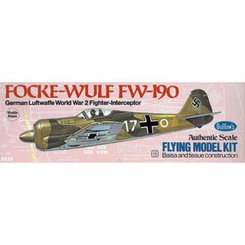 Guillow, Paul K GUI502 FOCKE-WULF 190 16-1/2" WING SPAN