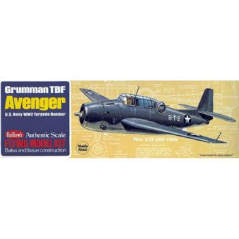 Guillow, Paul K GUI509 TBF AVENGER KIT 16-1/2" WING SPAN