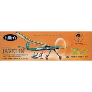 Guillow, Paul K GUI603 JAVELIN FF 24"" WING SPAN RUBBER POWERED