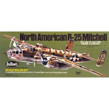 Guillow, Paul K GUI805 B-25 MITCHELL KIT 26-1/2"" WING SPAN