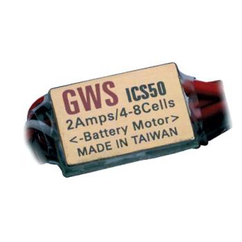 Grand Wing Syst GWSICS50 2 AMP ESC MICRO FLIGHT JR CONN 2 AMP