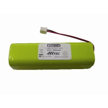 Hitec Rcd Inc. HRC54114 Tx Battery 9.6V 1600mAh NiMH: Flash, Laser,Eclipse