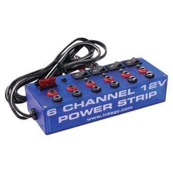 INTEGY INC. INTE2036 12V DC 6 CHANNEL POWER POWER STRIP