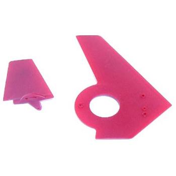 Japan Remote Co JRP960517 Tail Fin Set,Red:AS