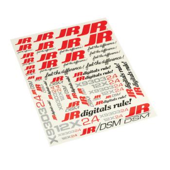 Japan Remote Co JRPA963 JR/DSM HELI DECAL SHEET PEEL AND STICK